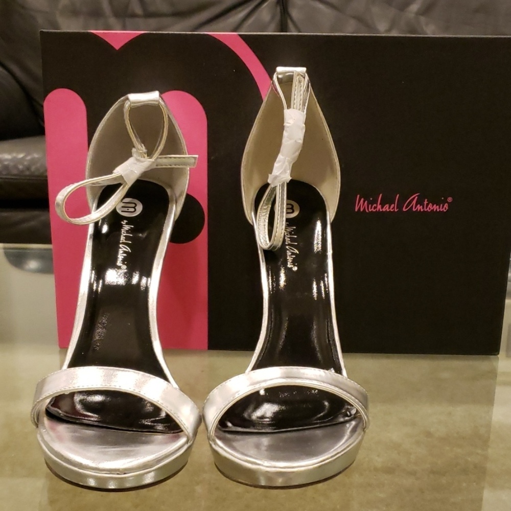 COPY - New Silver Michael Antonio Heels